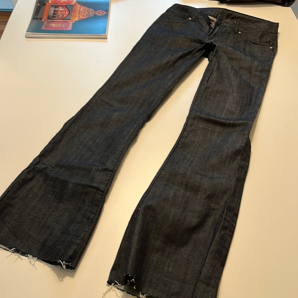 Buffalo jeans high rise bell bottoms